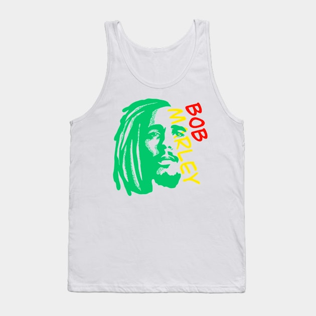 Bob marley Tank Top by Maqualys.co